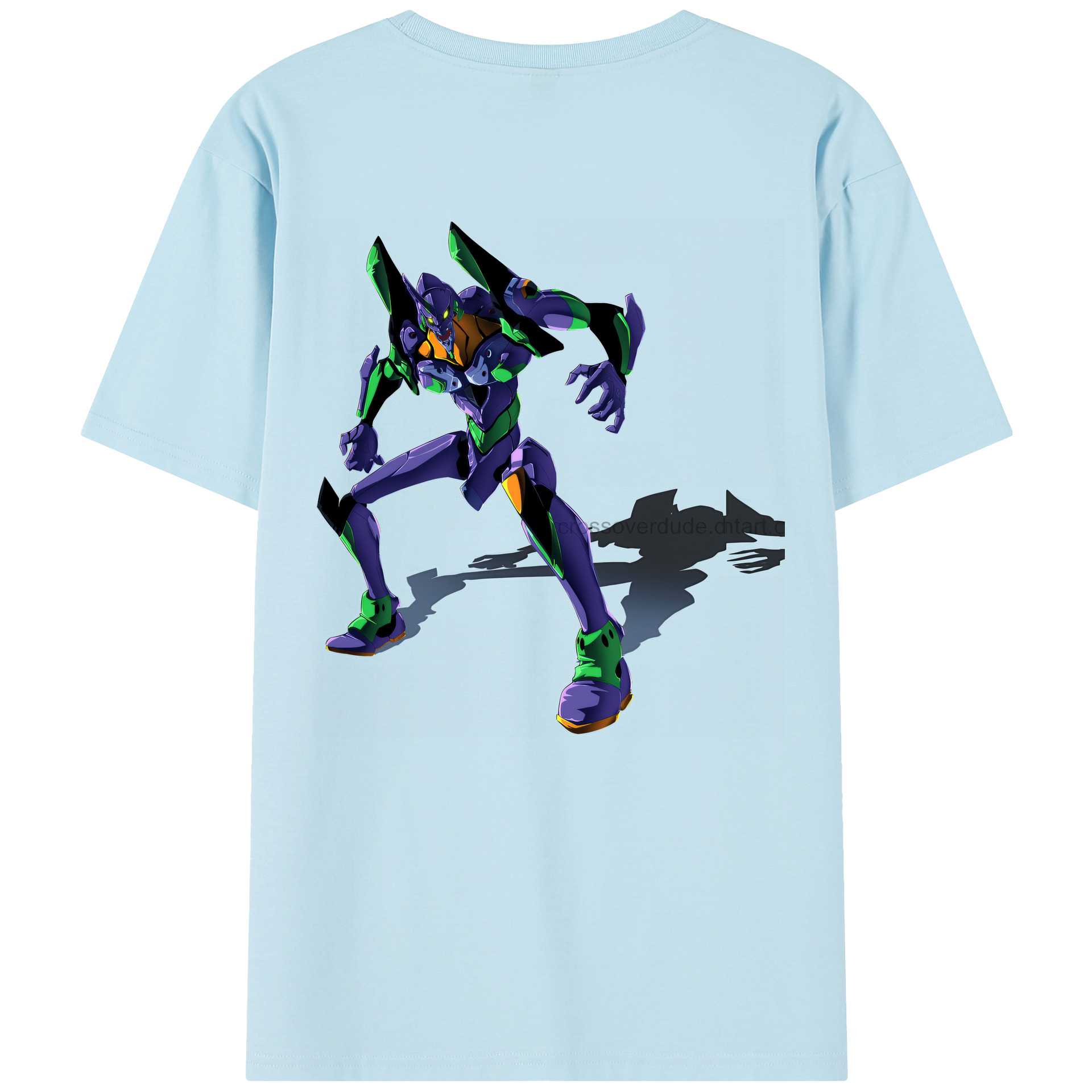（画像用） EVA 新世紀エヴァンゲリオン 綿100％半袖Tシャツ（背面プリント）